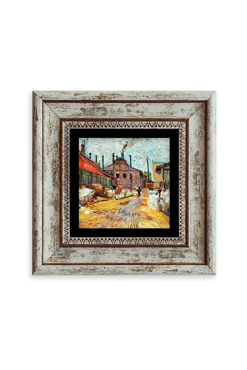 Van Gogh Çerçeveli Taş Tablo 20 cm