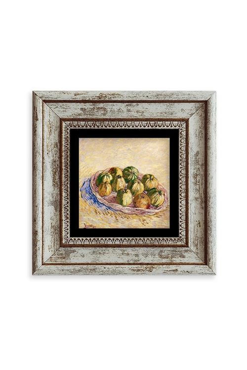 Van Gogh Çerçeveli Taş Tablo 20 cm