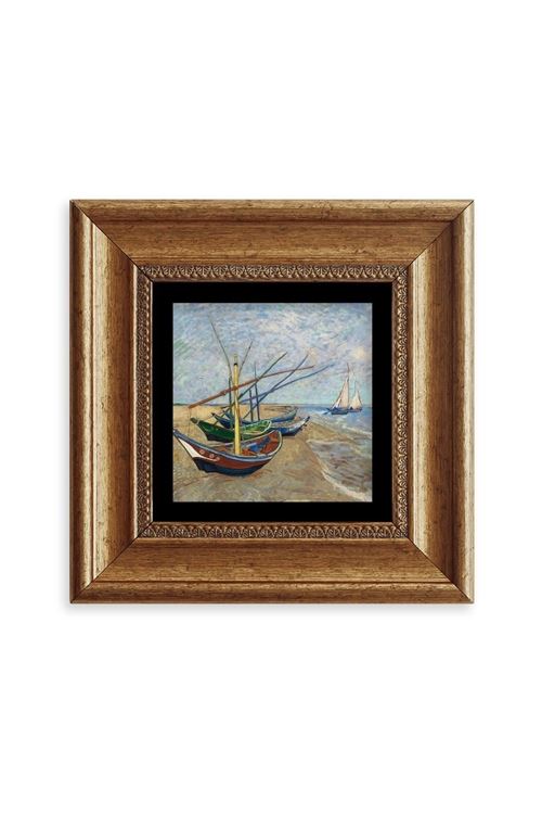 Van Gogh Çerçeveli Taş Tablo 20 cm
