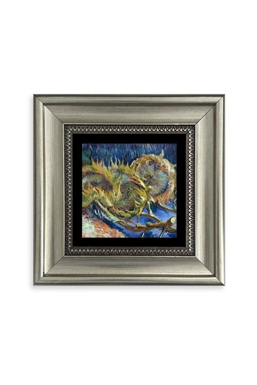 Van Gogh Çerçeveli Taş Tablo 20 cm