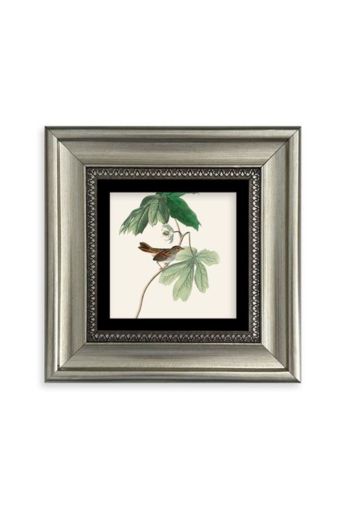 Yapraklar Çerçeveli Taş Tablo 20 cm