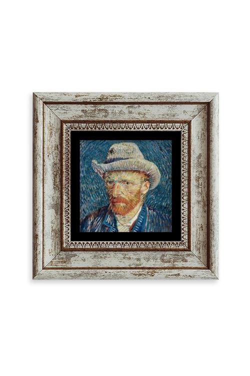 Van Gogh Çerçeveli Taş Tablo 20 cm