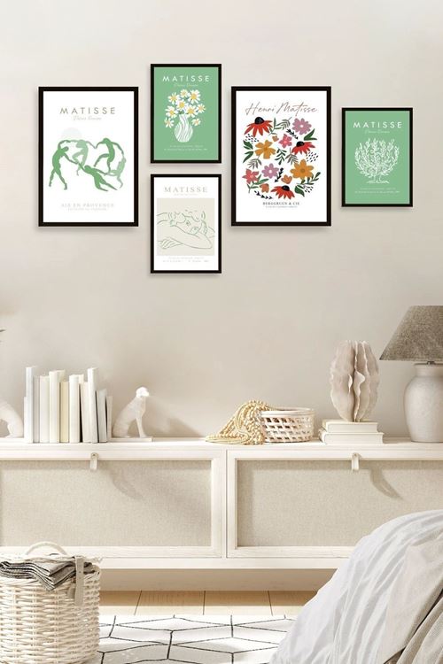 Matisse 5'li Tablo 30 x 40