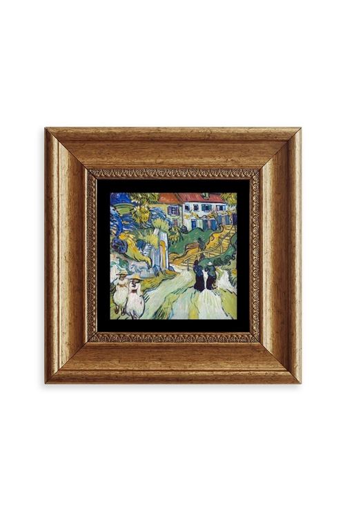 Van Gogh Çerçeveli Taş Tablo 20 cm