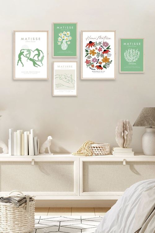 Matisse 5'li Tablo 30 x 40