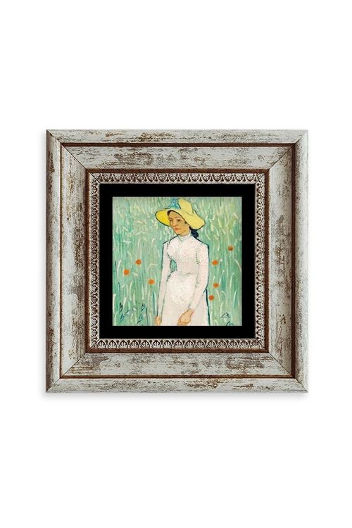 Van Gogh Çerçeveli Taş Tablo 20 cm