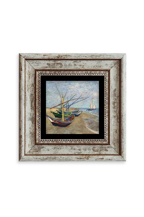 Van Gogh Çerçeveli Taş Tablo 20 cm