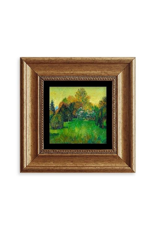 Van Gogh Çerçeveli Taş Tablo 20 cm