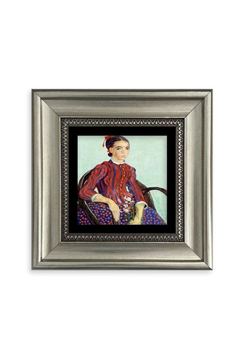 Van Gogh Çerçeveli Taş Tablo 20 cm