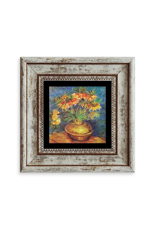 Van Gogh Çerçeveli Taş Tablo 20 cm