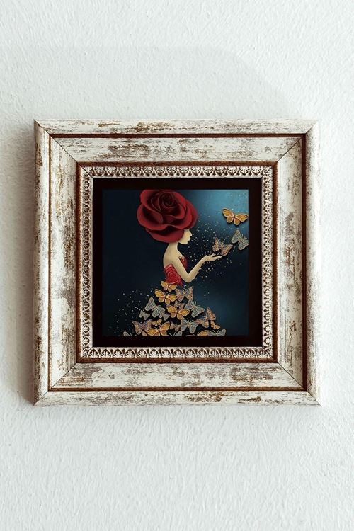 Çerçeveli Taş Tablo , Çerçeveli Taş Duvar Dekoruenkcrcvtbl-00147 20 cm