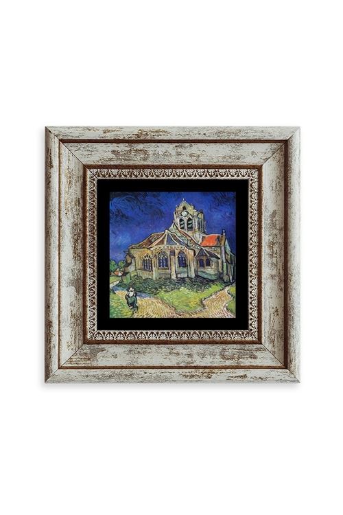 Van Gogh Çerçeveli Taş Tablo 20 cm