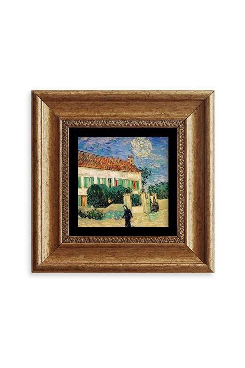 Manzara Çerçeveli Taş Tablo 20 cm