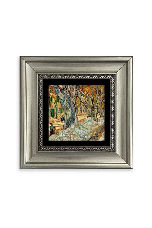 Van Gogh Çerçeveli Taş Tablo 20 cm