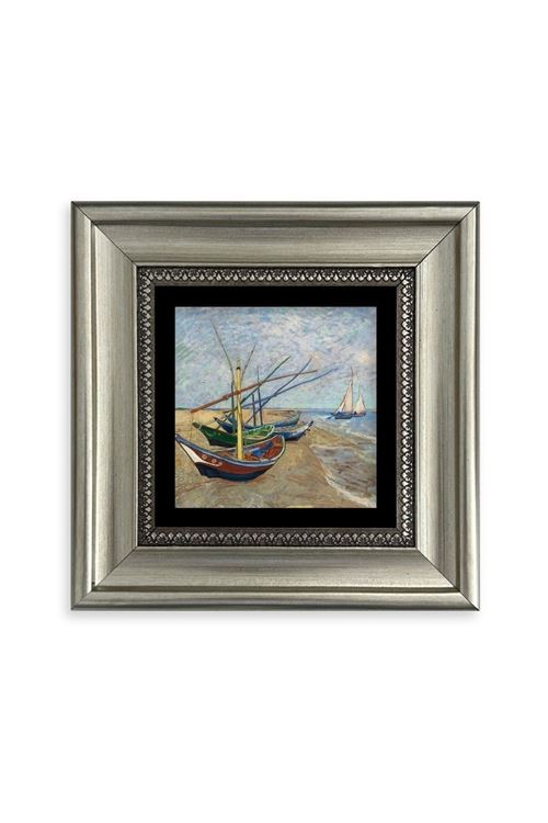 Van Gogh Çerçeveli Taş Tablo 20 cm