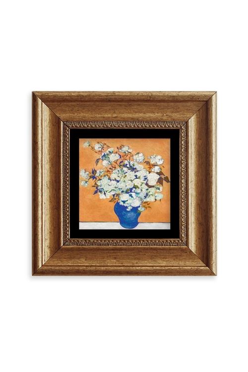 Van Gogh Çerçeveli Taş Tablo 20 cm