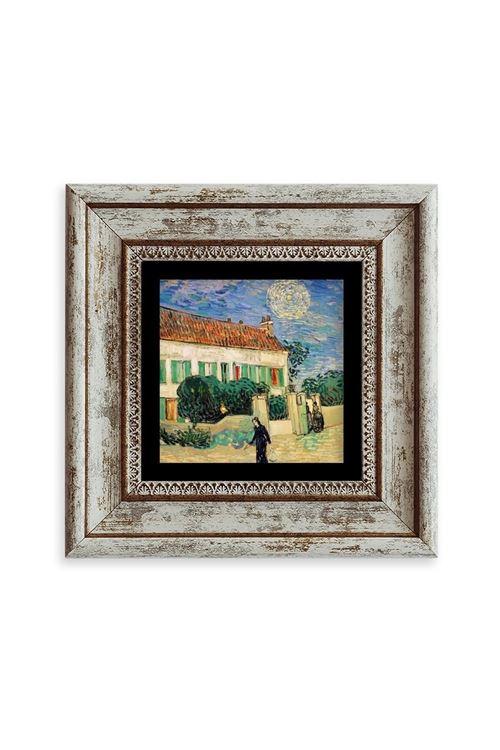 Manzara Çerçeveli Taş Tablo 20 cm