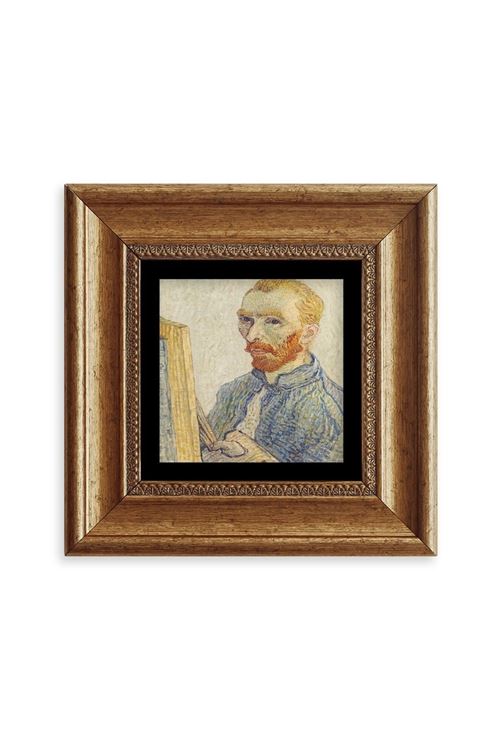 Van Gogh Çerçeveli Taş Tablo 20 cm