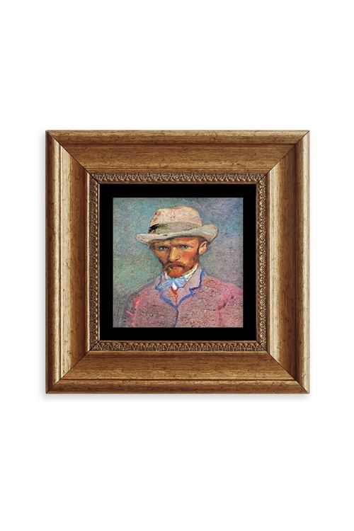 Van Gogh Çerçeveli Taş Tablo 20 cm