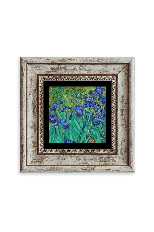 Van Gogh Çerçeveli Taş Tablo 20 cm