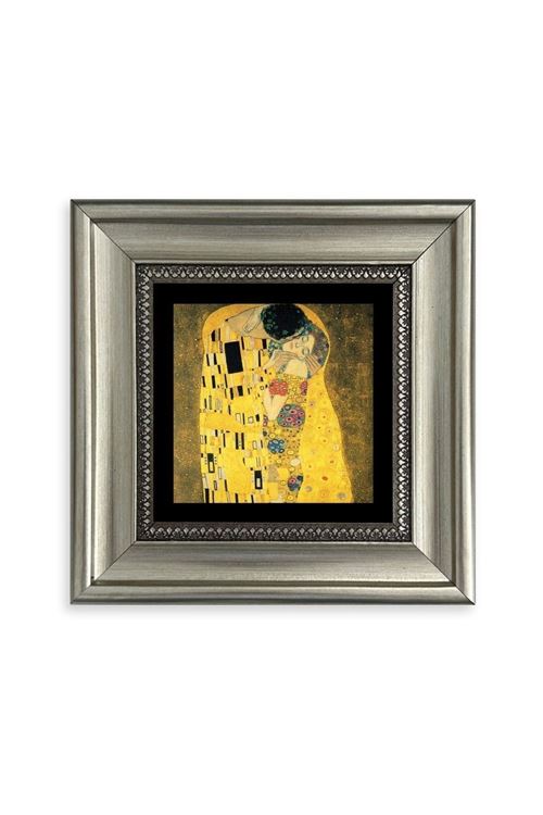 Gustav Klimpt Çerçeveli Taş Tablo 20 cm