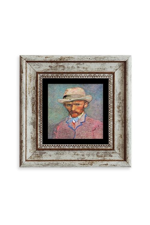 Van Gogh Çerçeveli Taş Tablo 20 cm