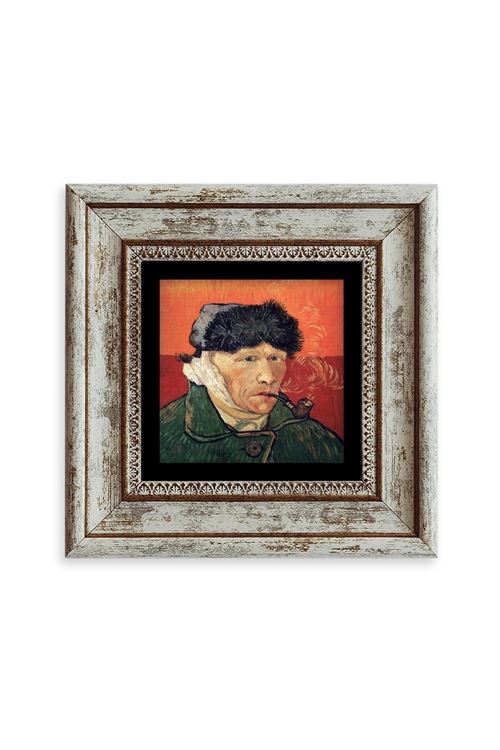 Van Gogh Çerçeveli Taş Tablo 20 cm