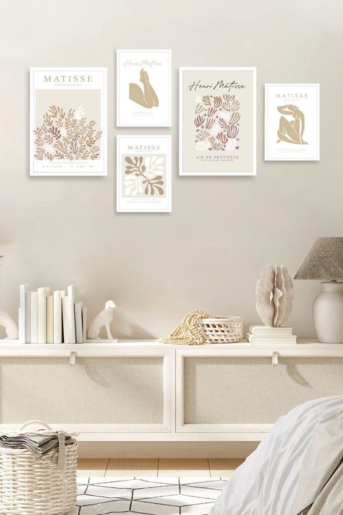 Matisse 5'li Tablo 30 x 40