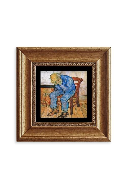 Van Gogh Çerçeveli Taş Tablo 20 cm