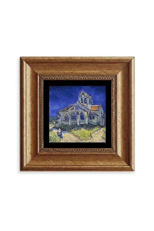 Van Gogh Çerçeveli Taş Tablo 20 cm