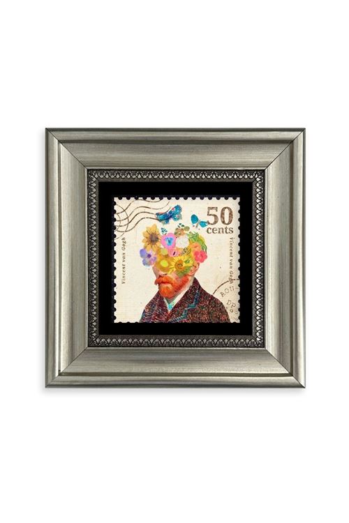 Van Gogh Çerçeveli Taş Tablo 20 cm