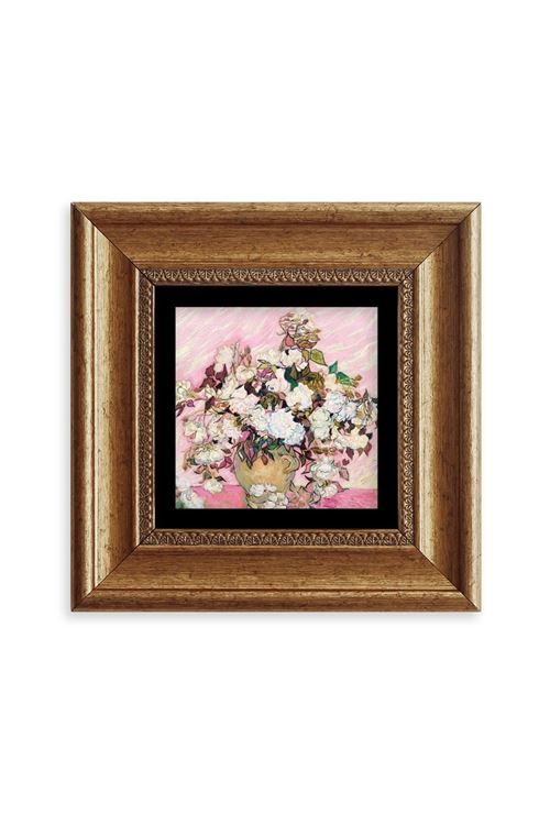 Van Gogh Çerçeveli Taş Tablo 20 cm