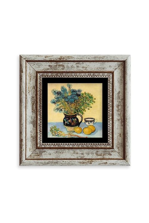 Van Gogh Çerçeveli Taş Tablo 20 cm