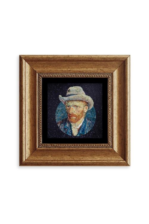 Van Gogh Çerçeveli Taş Tablo 20 cm