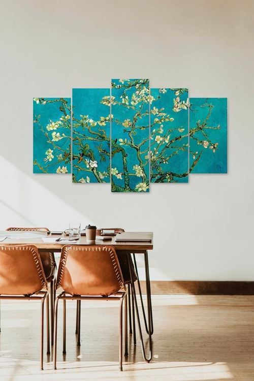 Çiçekler 5 Parçalı Mdf Tablo 60 x 100