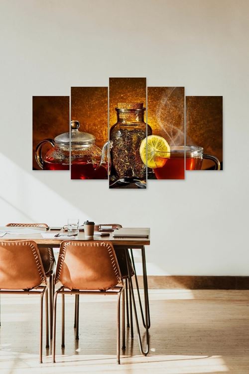 Çay Bardak 5 Parçalı Mdf Tablo 60 x 100