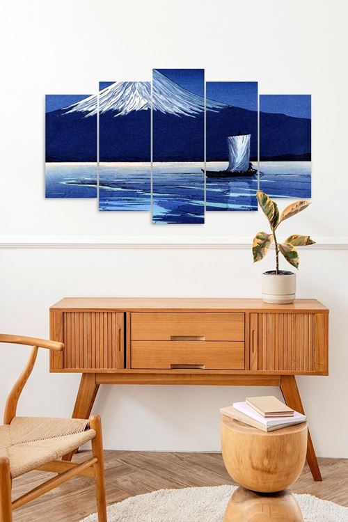 Manzara Doğa 5 Parçalı Mdf Tablo 60 x 100