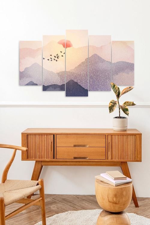 Manzara 5 Parçalı Mdf Tablo 60 x 100