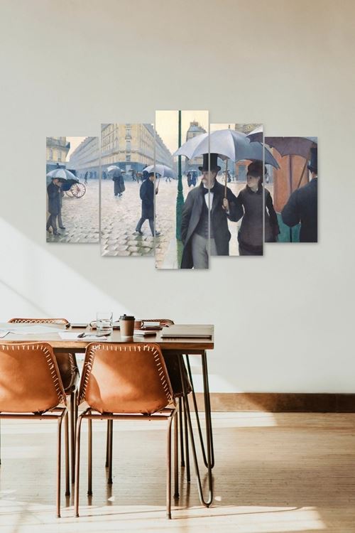 Yağmur Şehir 5 Parçalı Mdf Tablo 60 x 100