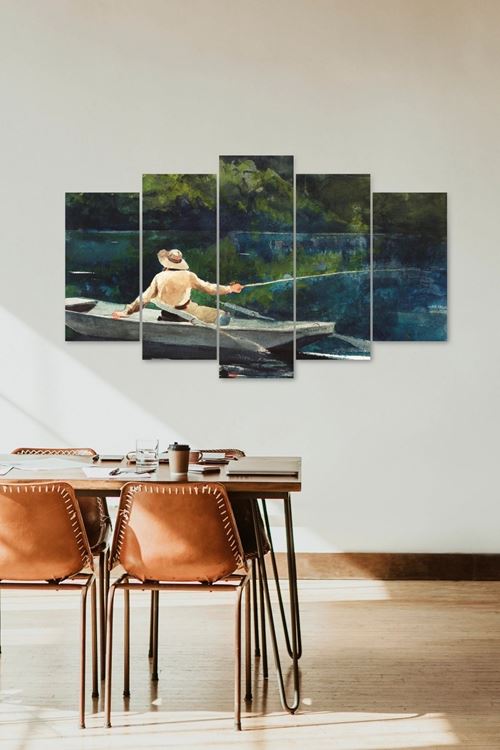 Deniz Manzarası 5 Parçalı Mdf Tablo 60 x 100