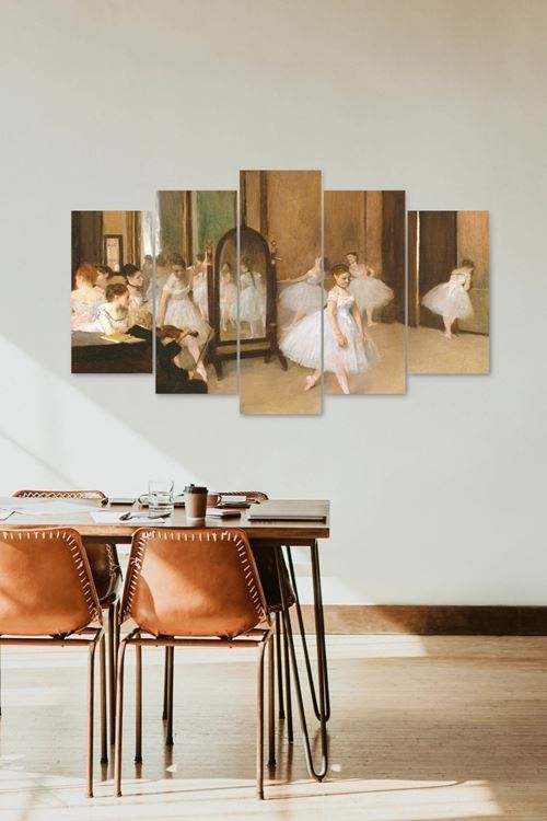 İnsan Manzarası 5 Parçalı Mdf Tablo 60 x 100