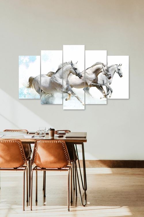 Atlar 5 Parçalı Mdf Tablo 60 x 100