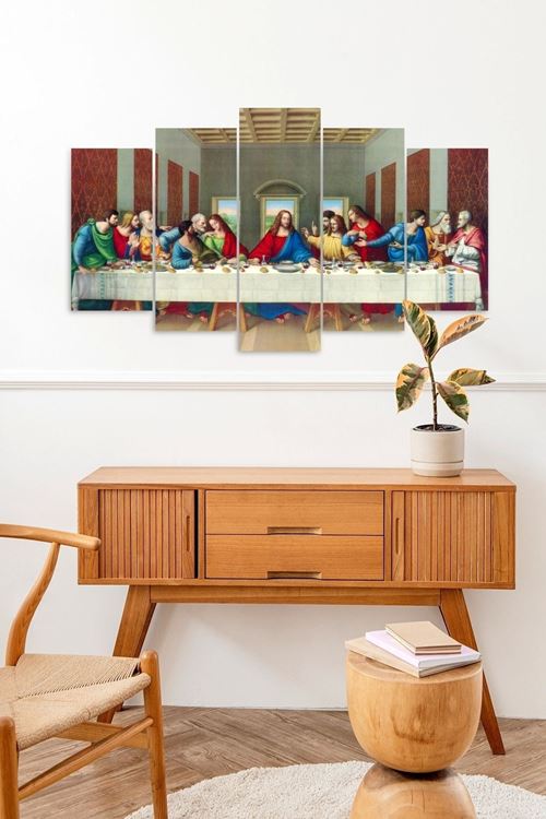 Bilgelik İnsanlar 5 Parçalı Mdf Tablo 60 x 100