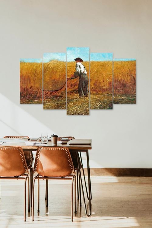 İnsan Manzarası 5 Parçalı Mdf Tablo 60 x 100