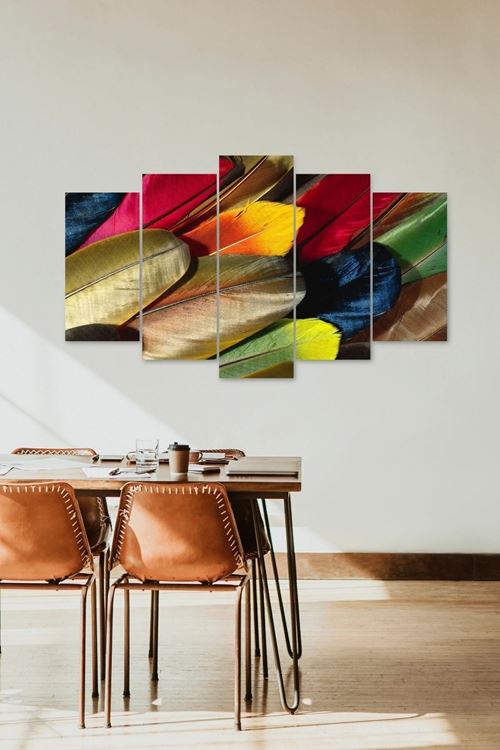 Manzara Doğa 5 Parçalı Mdf Tablo 60 x 100