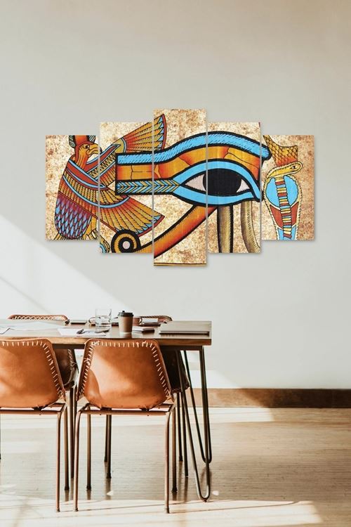 Düşündüren Manzara 5 Parçalı Mdf Tablo 60 x 100