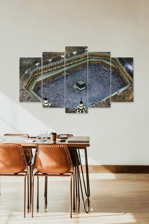 Kabe Manzarası 5 Parçalı Mdf Tablo 60 x 100