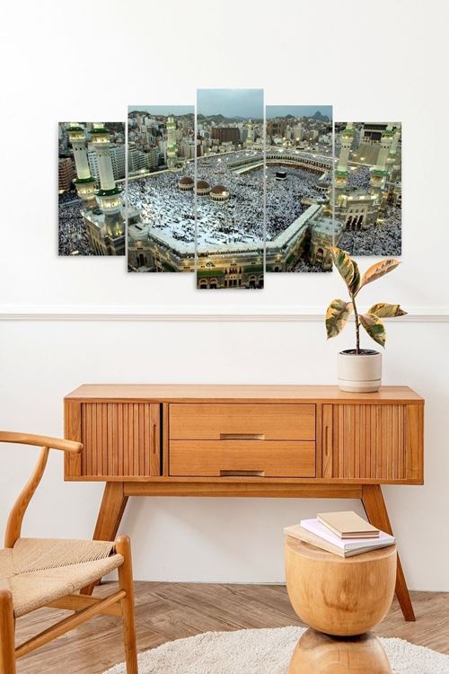 Kabe Manzarası 5 Parçalı Mdf Tablo 60 x 100
