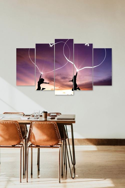 Kalpler 5 Parçalı Mdf Tablo 60 x 100