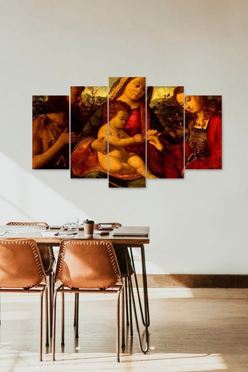 Anne ve Çocuk 5 Parçalı Mdf Tablo 60 x 100